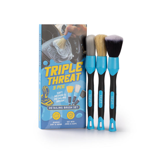 Salty Captain Triple Threat - 3pk Detail Brush Set