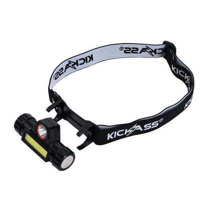 10 Pack of KickAss Lithium Rechargeable Head Torches