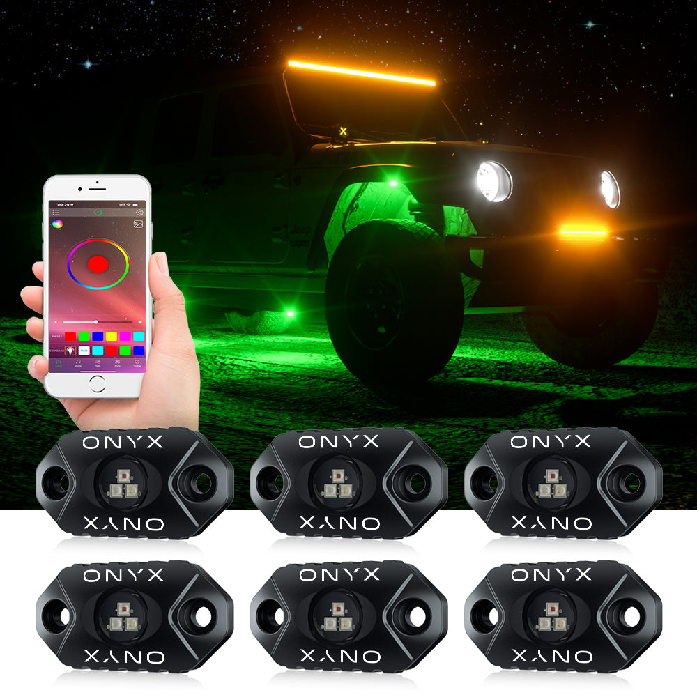 Onyx Onyx XEN Rock Light RGB (6 Pack)