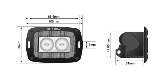 10W Mini LED Flush Mount Osram