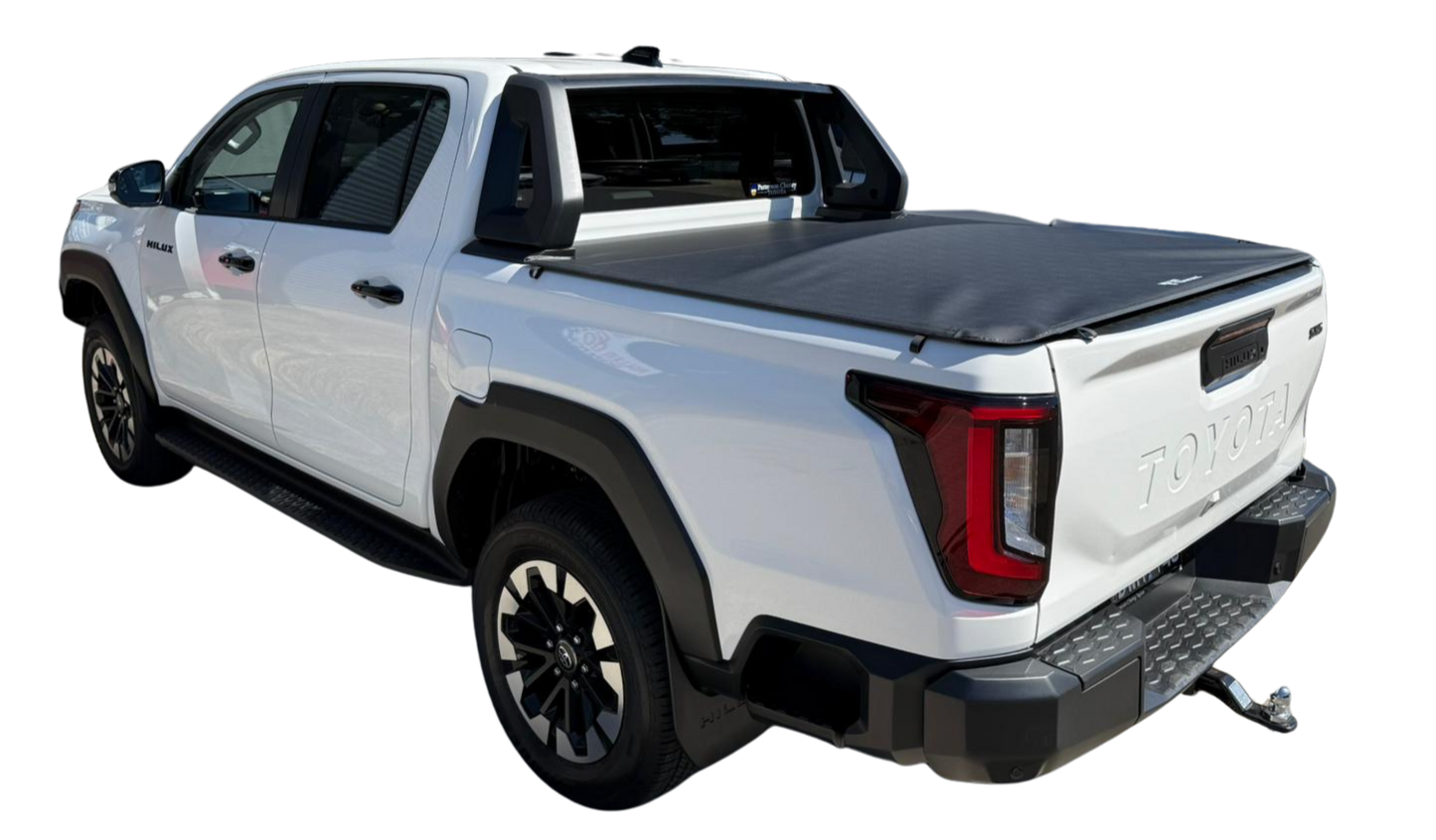 Toyota Hilux Dual Cab With Sports Bar No Drill Clip On Ute Tonneau Cover (Nov 2025 to Current)