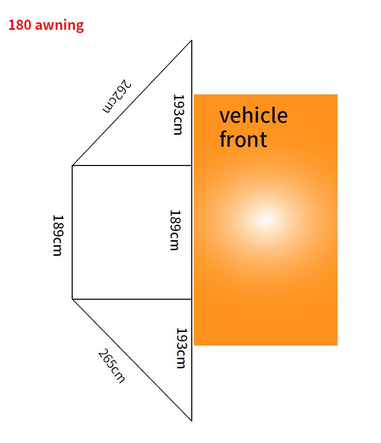 Campboss Campboss Shadow 180 Awning
