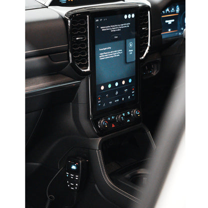 UHF Microphone Mount – Ford Ranger / Everest / Ranger Raptor / Ranger SuperDuty – Centre console Left Hand Side