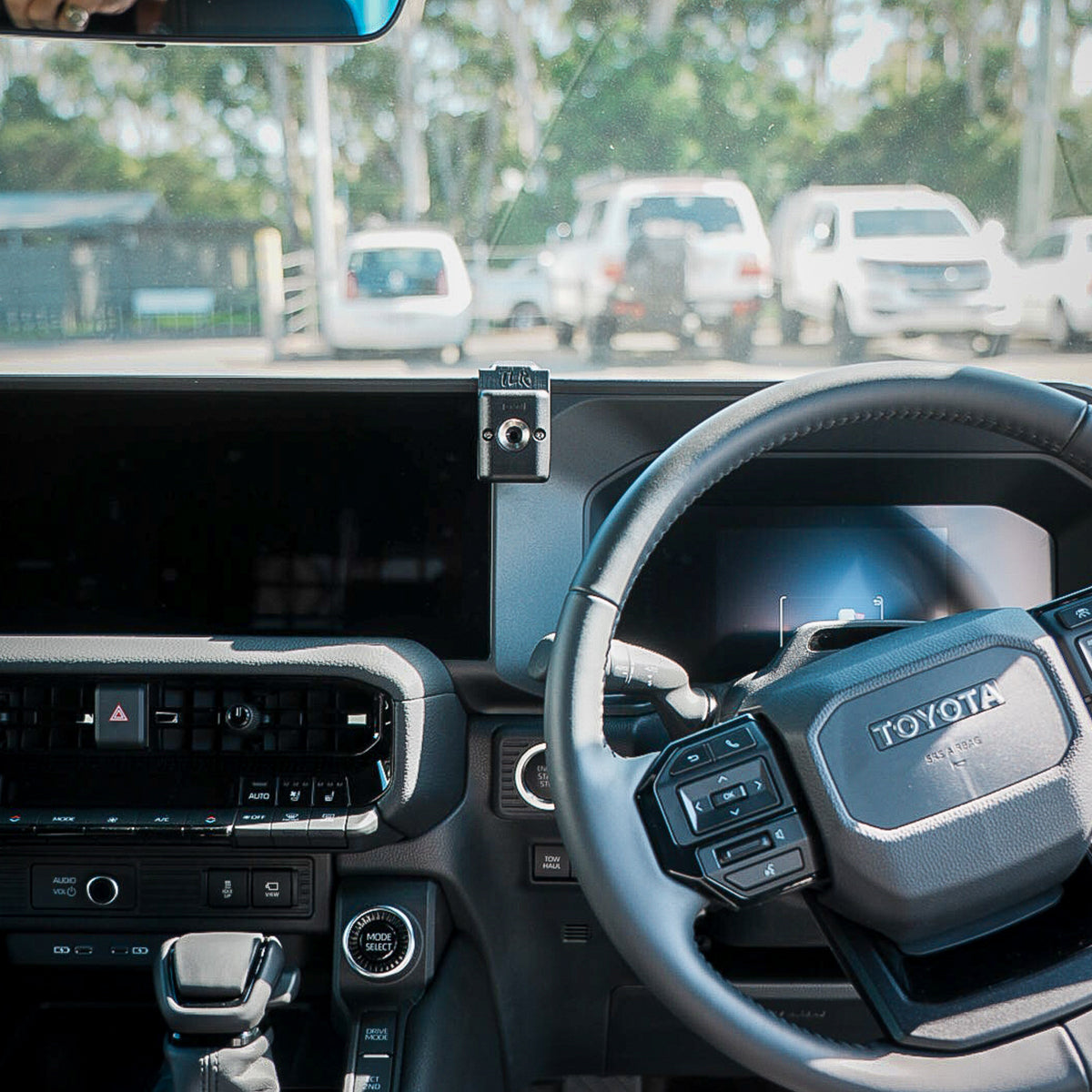 UHF Microphone Mount – Toyota Prado 250 Series – Dashboard Mount