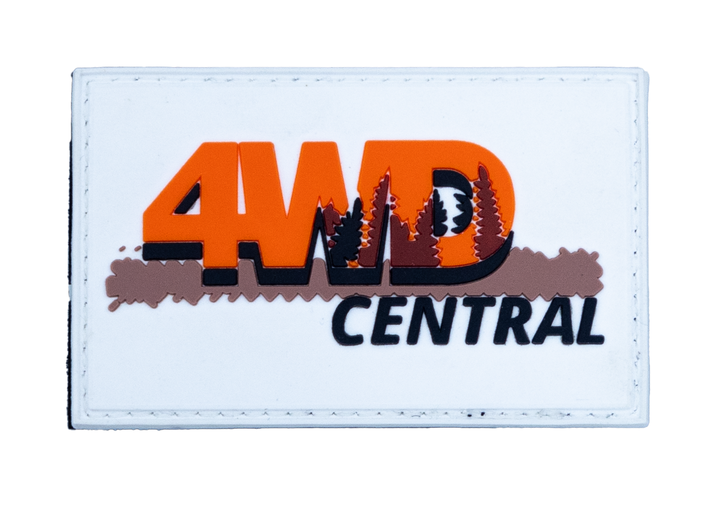 4WD Central - 4WDC Silicone Badge velcro -