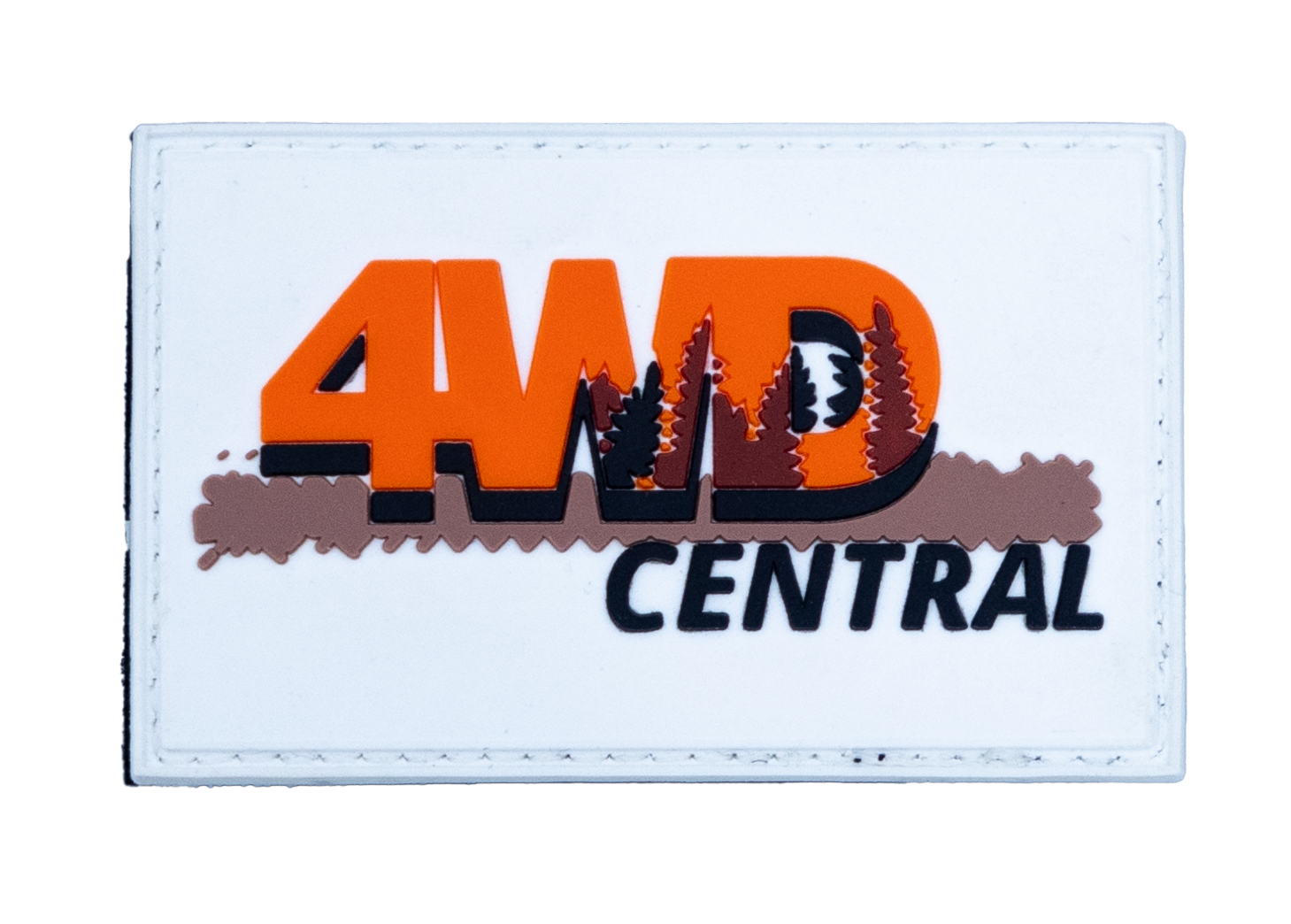 4WD Central - 4WDC Silicone Badge velcro -