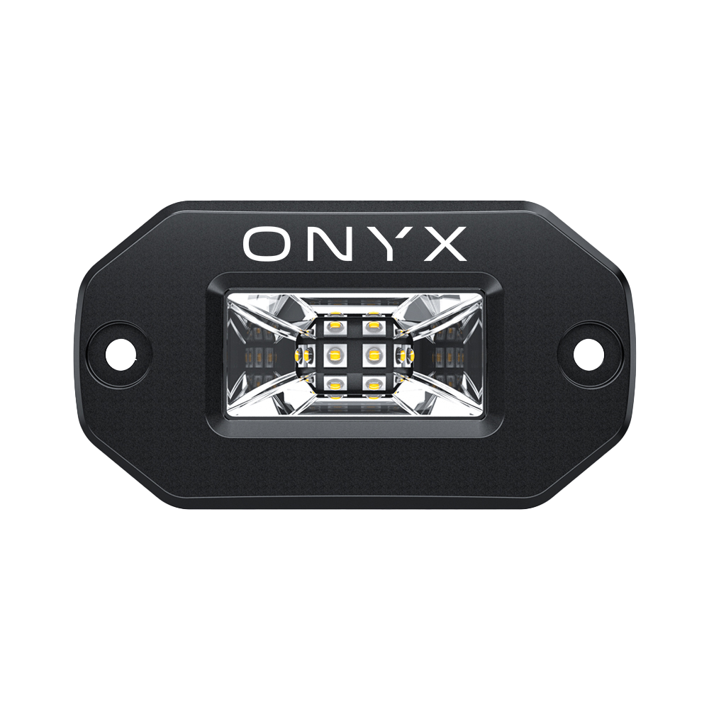 ONYX Lights Xen-w5b-dual Colour Flushmont (pair) Including Wiring Harness