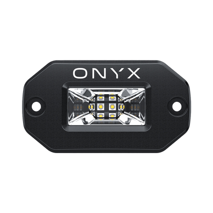 ONYX Lights Xen-w5b-dual Colour Flushmont (pair) Including Wiring Harness