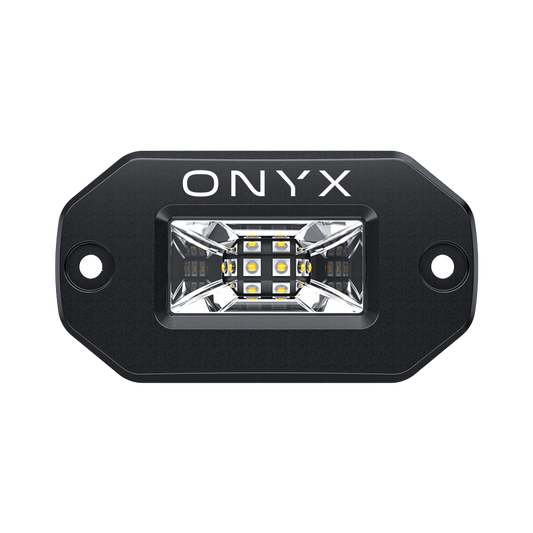 ONYX Lights XEN-W5B-DUAL Colour Flushmount (pair) Including Wiring Harness