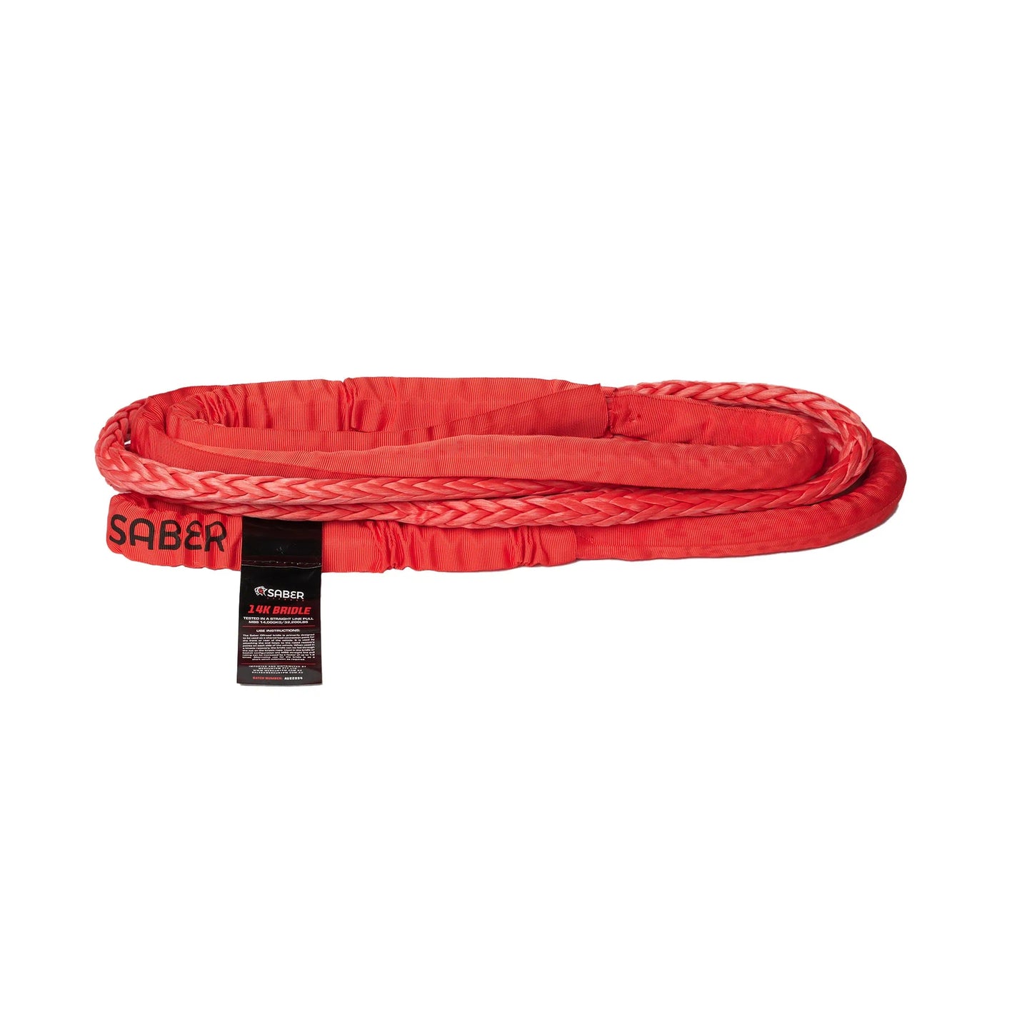Saber Offroad - 14mm Red Bridle with Red Sheath -