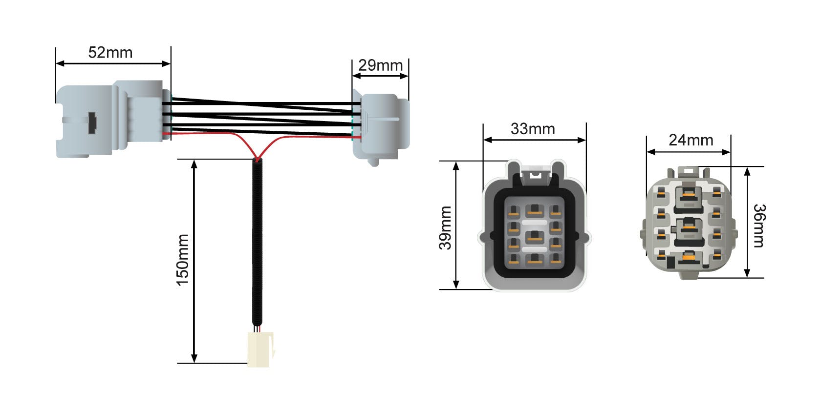 Toyota Landcruiser 200 Series Piggy Back Adaptor - View 3