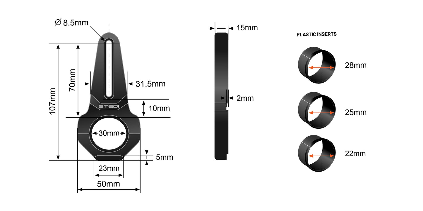 VICE Bull Bar Tube Clamps ® (SML Size) - View 6