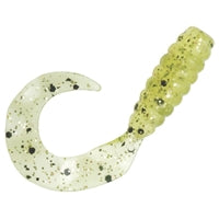 TT fishing Z-Man Grubz Chartreuse Sparkle 2.5" 8 Pack