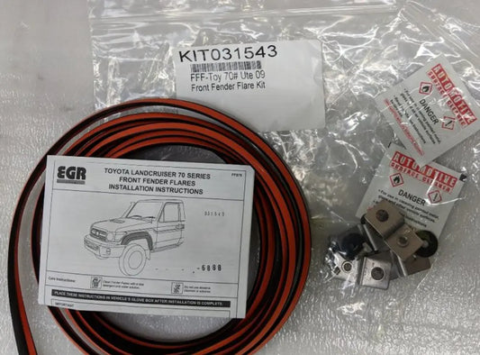 EGR Fender Flares Front Fitting Kit Toyota Landcruiser (70 Series)