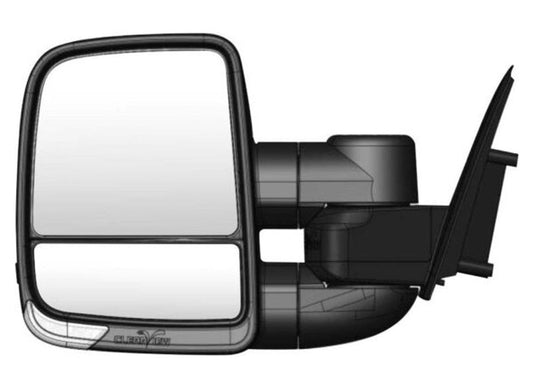 Clearview Towing Mirrors [Next Gen, Pair, Heat, Camera, Power-Fold, BSM, Indicators, Electric, Black] - Toyota LandCruiser 200 Series Sep 2015 - 2021, Lexus LX 570 Sep 2015 - 2021