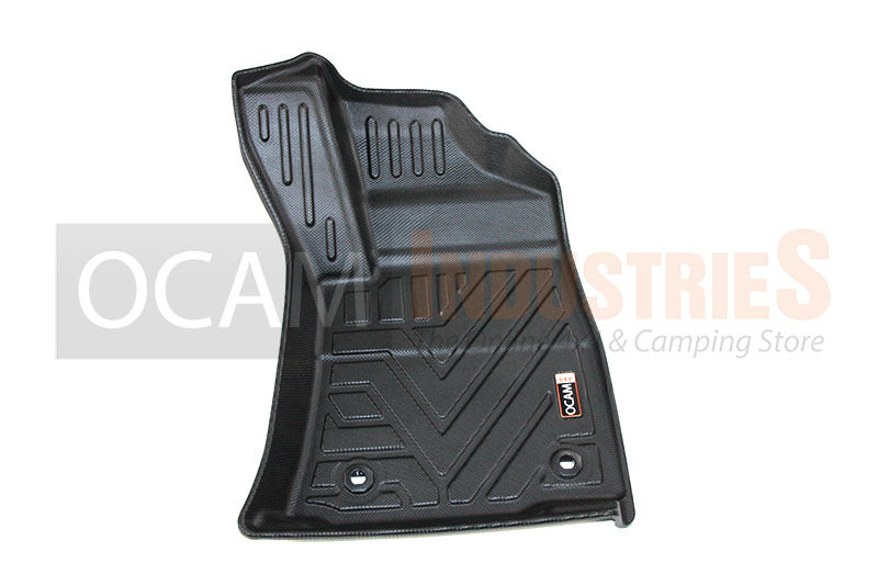 OCAM 3D All Weather Floor Mats Liners For Mazda BT-50, 09/2020+ MY21 Dual Cab