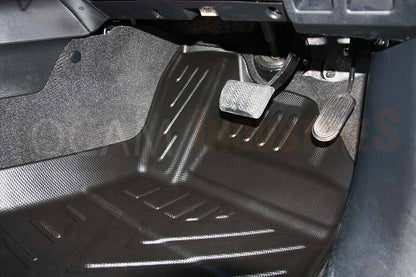 3D All Weather Floor Mats Liners For Toyota Hilux N80 Single Cab 2015-Current TPE