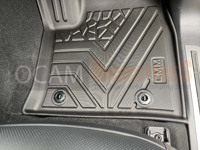 OCAM 3D All Weather Floor Car Mats Liners For Toyota Landcruiser 300 Series, 2021+ All Variants