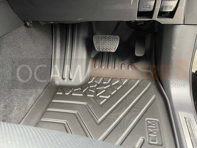 OCAM 3D All Weather Floor Car Mats Liners For Toyota Landcruiser 300 Series, 2021+ All Variants