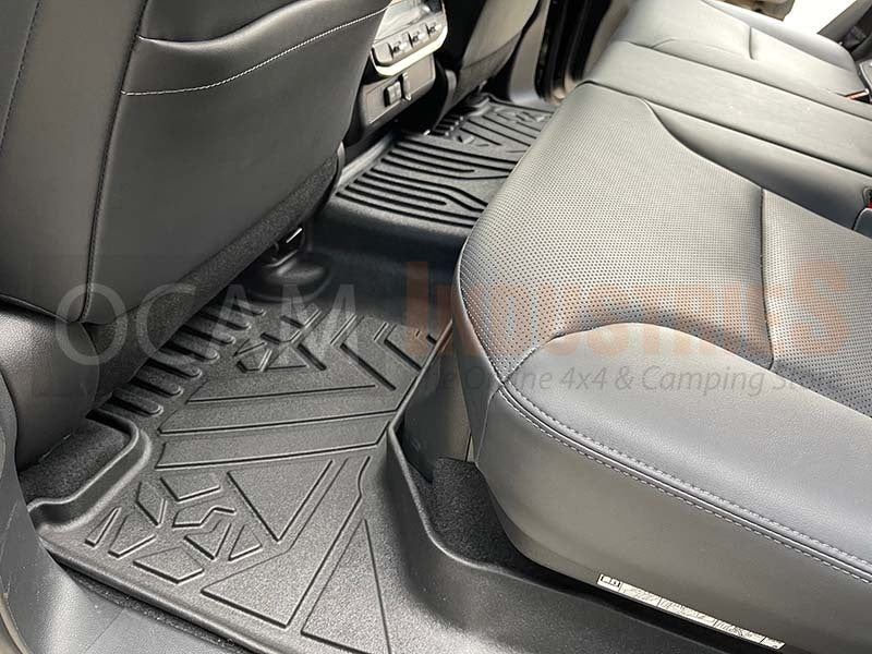 OCAM 3D All Weather Floor Car Mats Liners For Toyota Landcruiser 300 Series, 2021+ All Variants