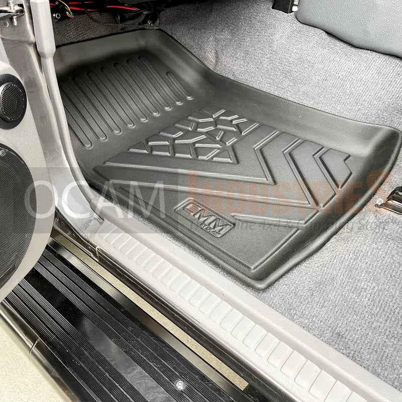3D All Weather Floor Car Mats Liners For Toyota Landcruiser 70 76 79 DUAL CAB, 08/2012-Current, GXL
