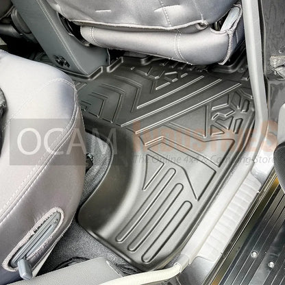 3D All Weather Floor Car Mats Liners For Toyota Landcruiser 70 76 79 DUAL CAB, 08/2012-Current, GXL
