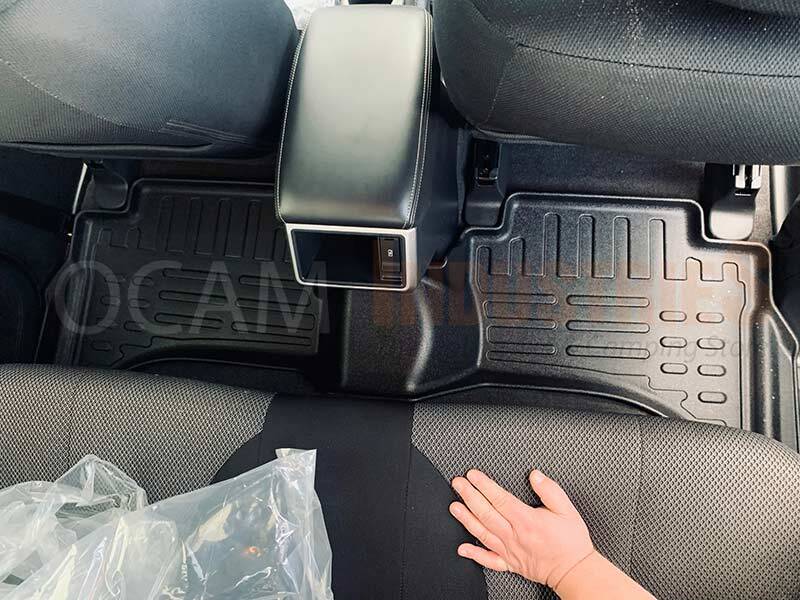 3D All Weather Floor Mats Liners for Mitsubishi Triton MV 2024 - Current Dual Cab