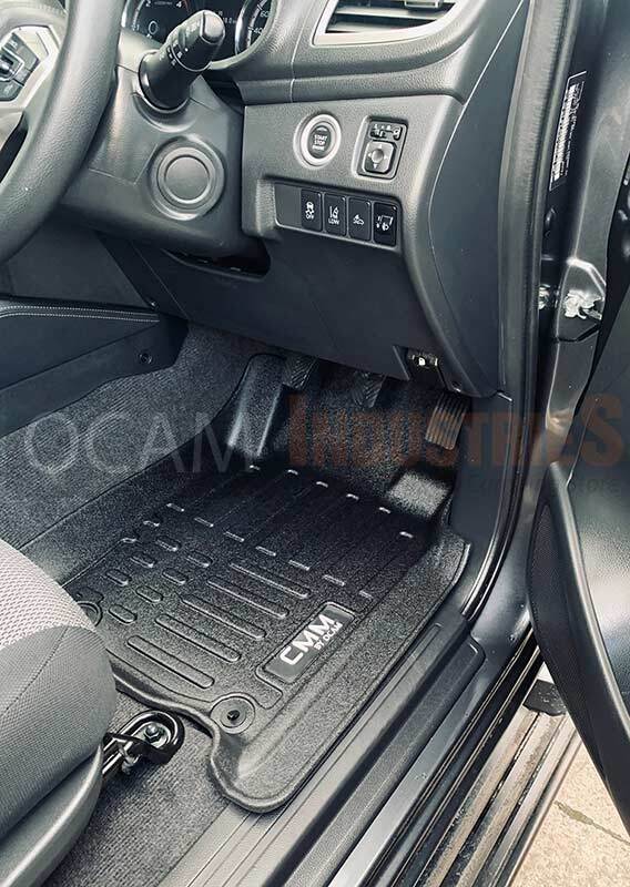 3D All Weather Floor Mats Liners for Mitsubishi Triton MV 2024 - Current Dual Cab