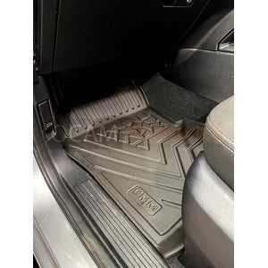 3D All Weather Floor Car Mats Liners For Ford Ranger Next-Gen, 07/2022-Current, Dual Cab