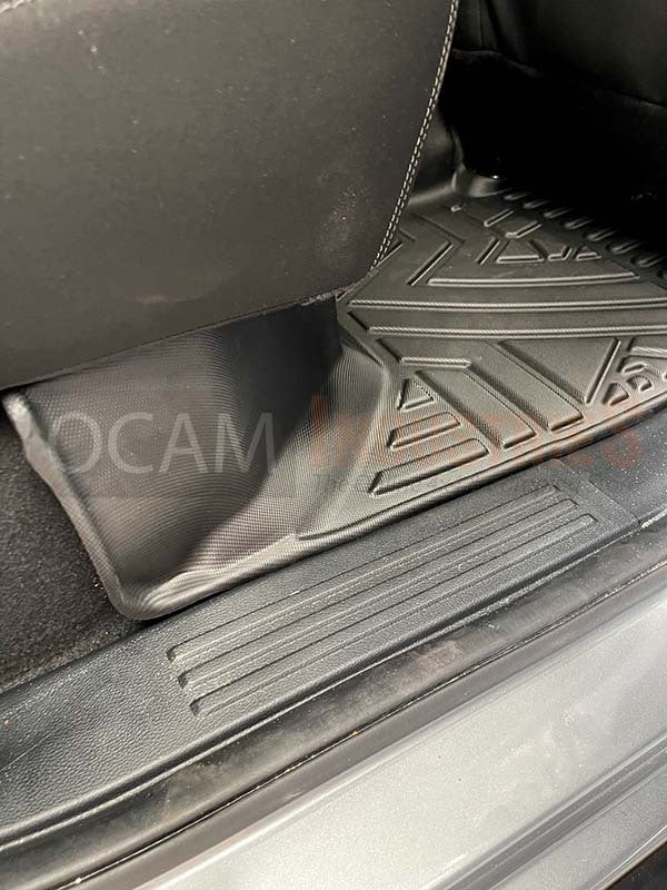 3D All Weather Floor Car Mats Liners For Ford Ranger Next-Gen, 07/2022-Current, Dual Cab