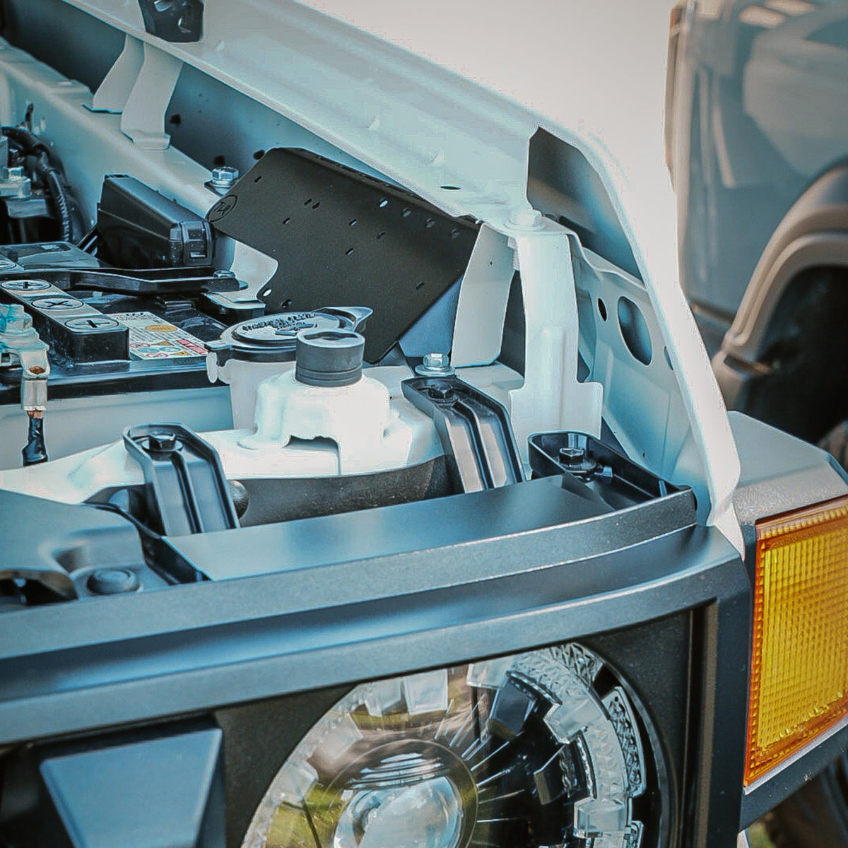 Electrical Accessory Bracket – Toyota Landcruiser 70 series Facelifted Range 2022-on – Left-hand side guard