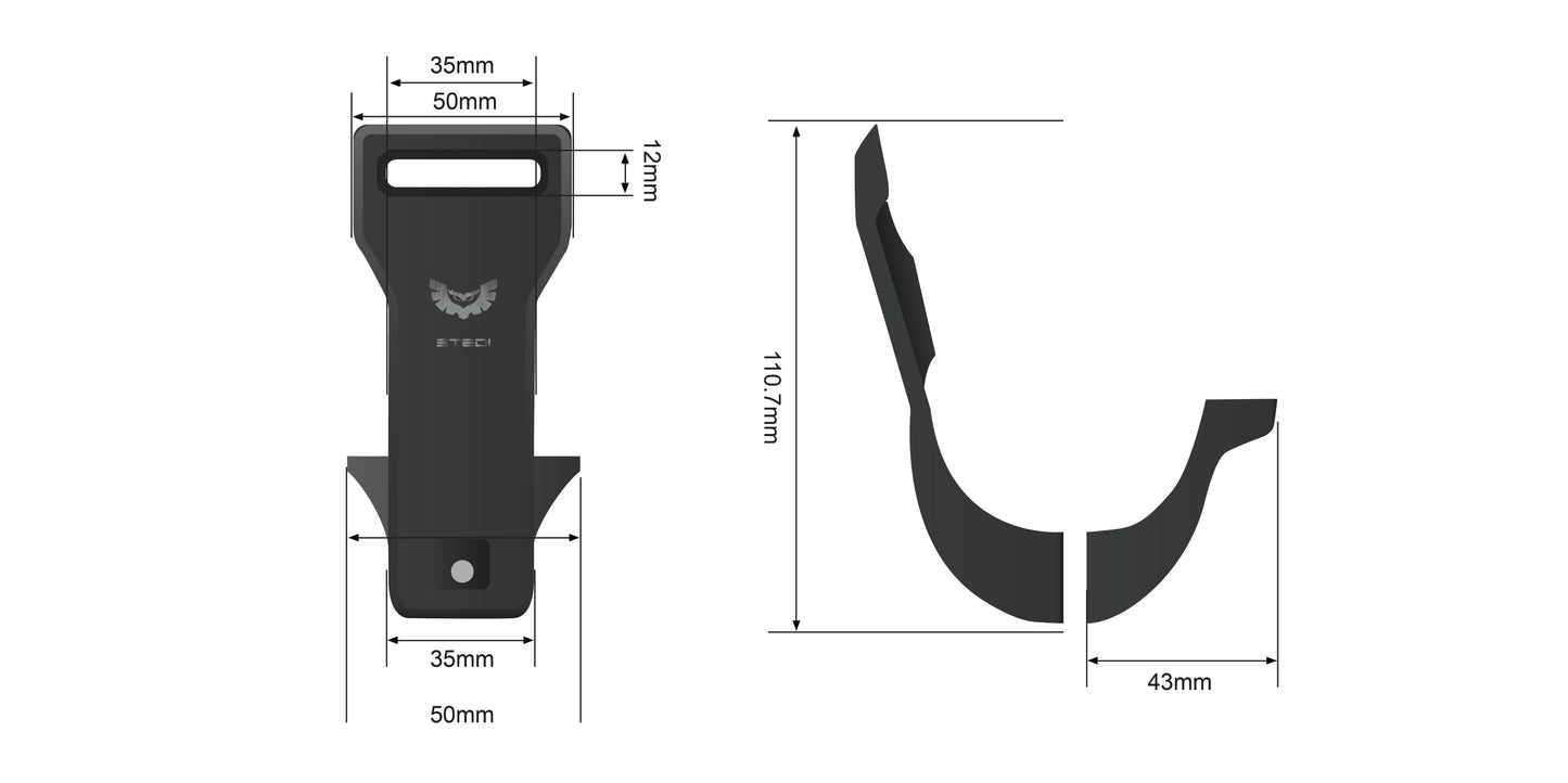 EVO Light Bar Clam Brackets - View 5