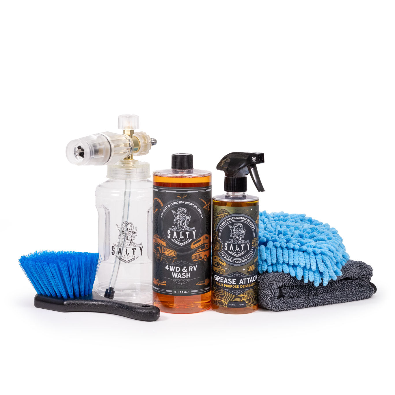 Salty Captain 4WD Deep Clean Starter Kit (Foam Cannon)