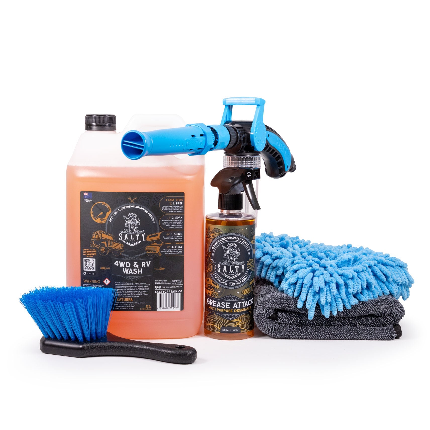 Salty Captain 4WD DEEP CLEAN STARTER KIT (MUSKET) 1L