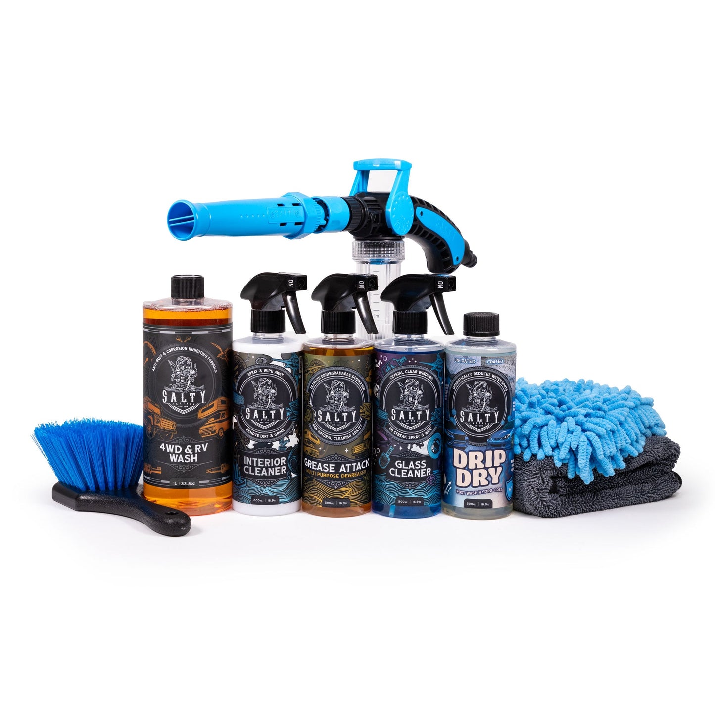 Salty Captain 4WD ESSENTIAL CLEANING KIT (MUSKET) 500ml