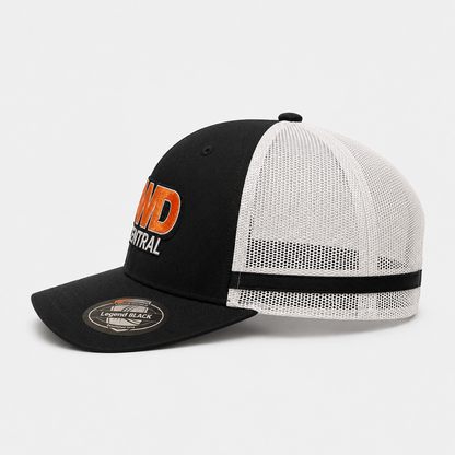 4WDC Striped Trucker Cap