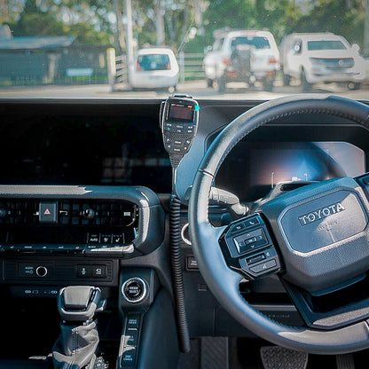 UHF Microphone Mount – Toyota Prado 250 Series – Dashboard Mount