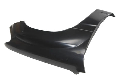 Black car spoiler on a white background