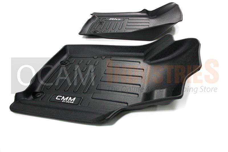 OCAM 5D All Weather Floor Mats Liners for Ford Ranger PX PXMKII PXMKIII 2011-06/2022 Dual Cab