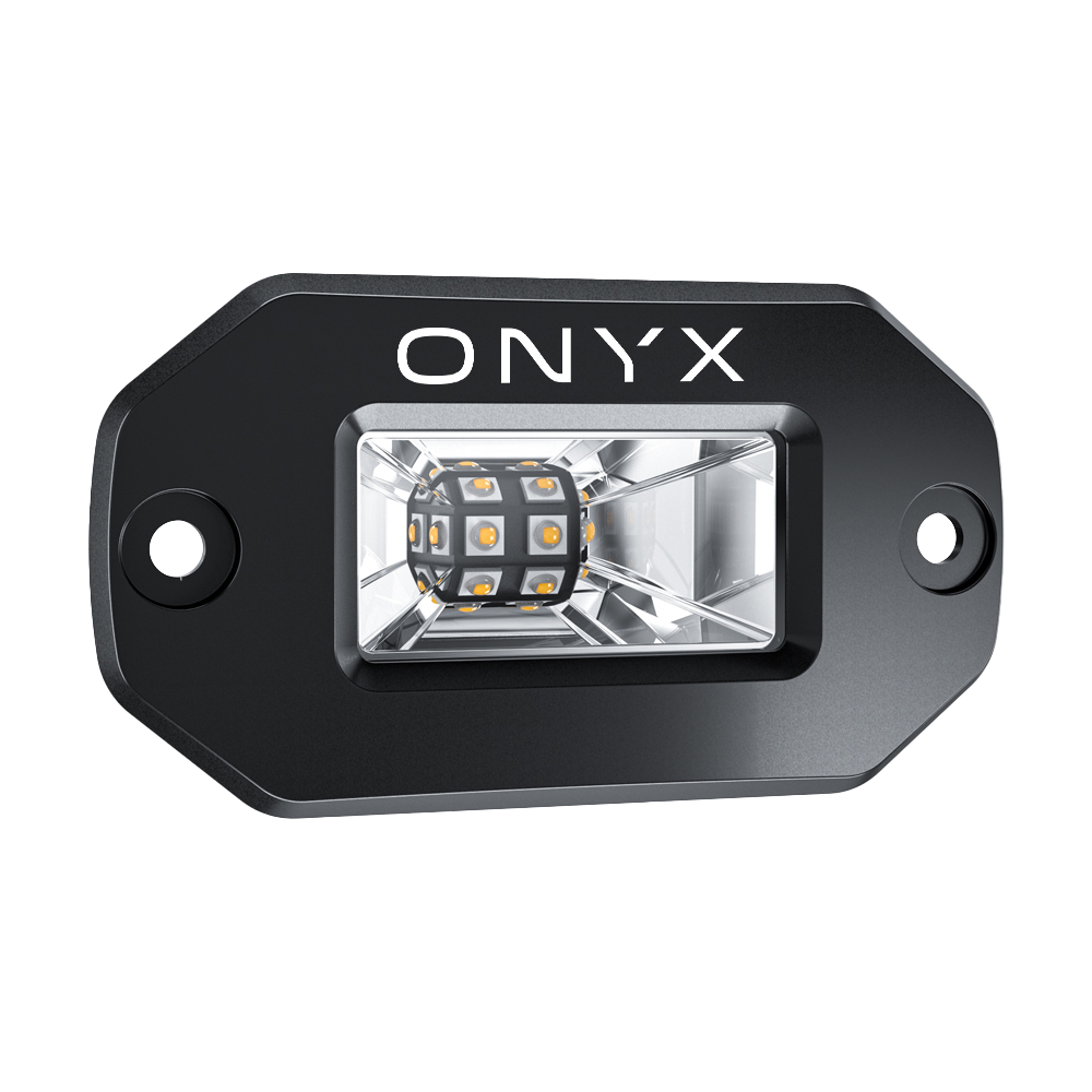 ONYX Lights Xen-w5b-dual Colour Flushmont (pair) Including Wiring Harness