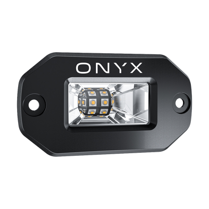 ONYX Lights Xen-w5b-dual Colour Flushmont (pair) Including Wiring Harness