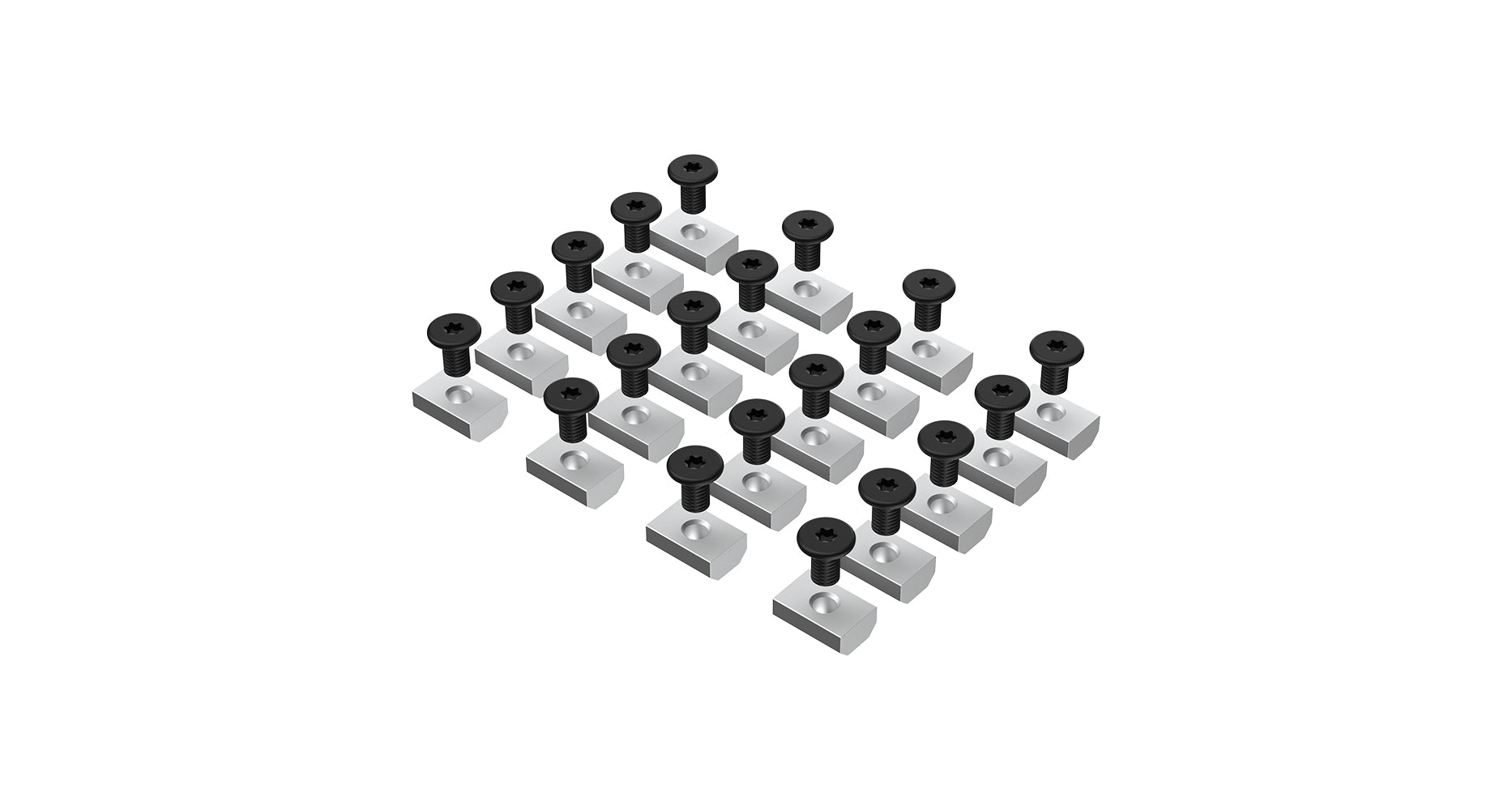 Rhino-Rack Pioneer 6 M6 Screws & Channel Nuts set of 20