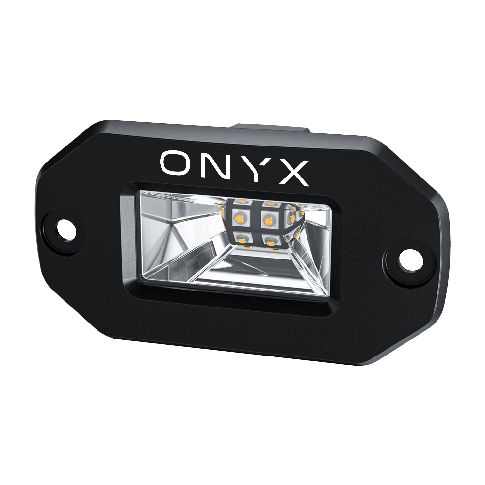 ONYX Lights Xen-w5b-dual Colour Flushmont (pair) Including Wiring Harness