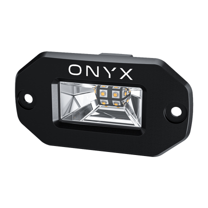 ONYX Lights Xen-w5b-dual Colour Flushmont (pair) Including Wiring Harness