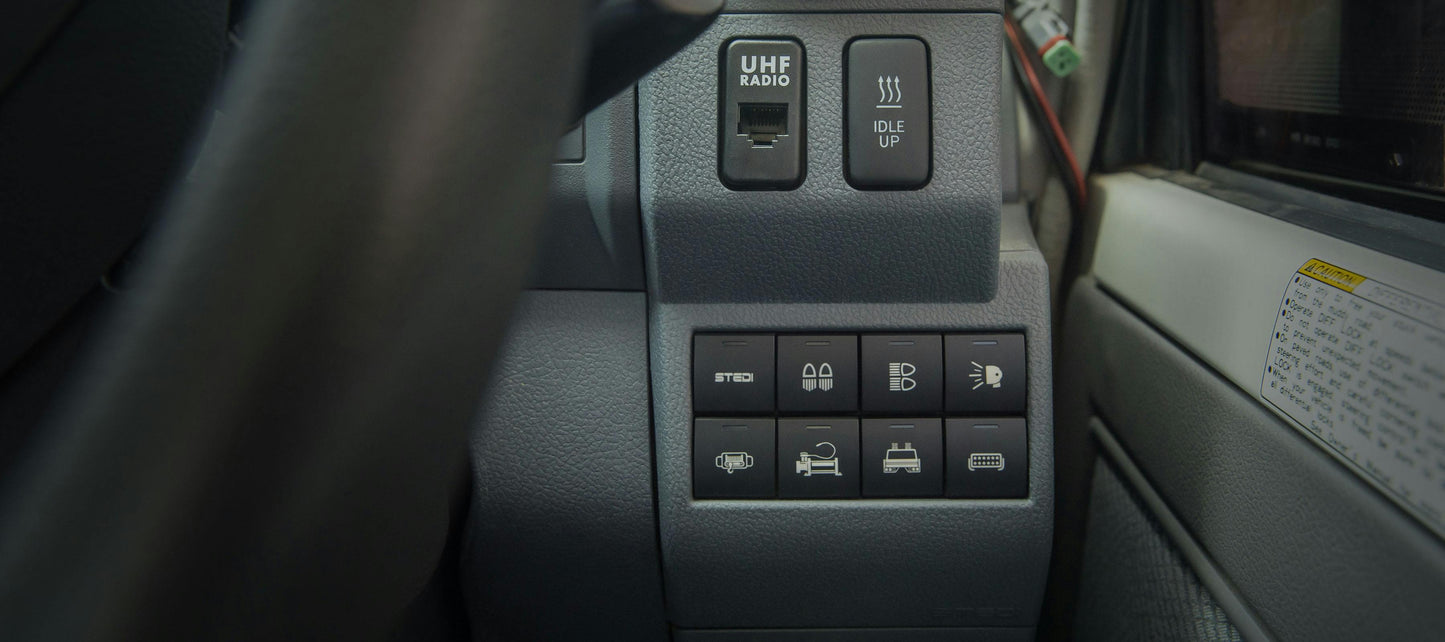 Switch Fascia Panel To Suit Toyota 70 Series Landcruiser - View 10