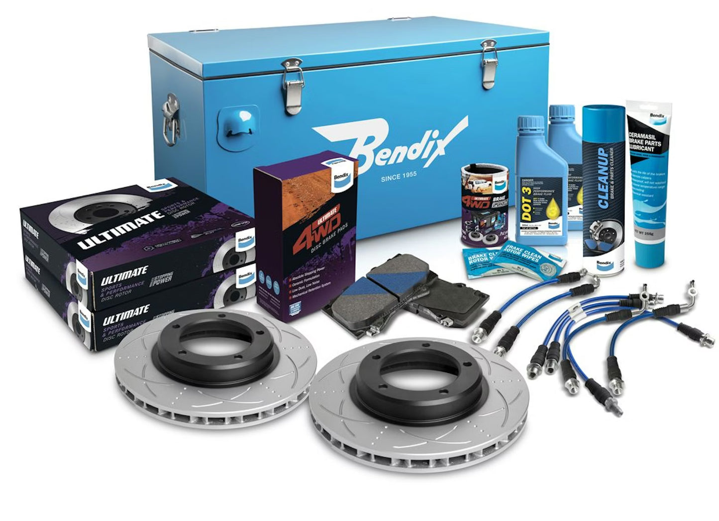 Bendix U4WD-BUK43+2 ULT4WD High Performance Brake Kit