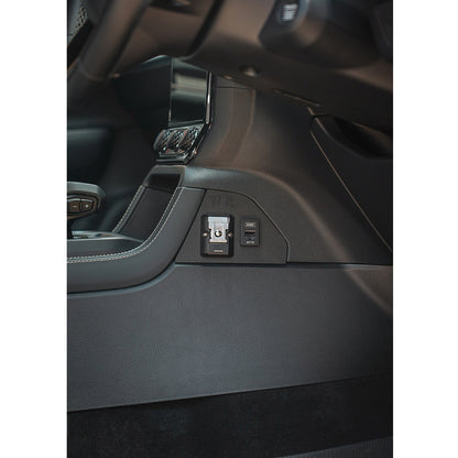 UHF Microphone Mount – Ford Ranger / Everest / Ranger Raptor / Ranger SuperDuty – Centre console Right Hand Side