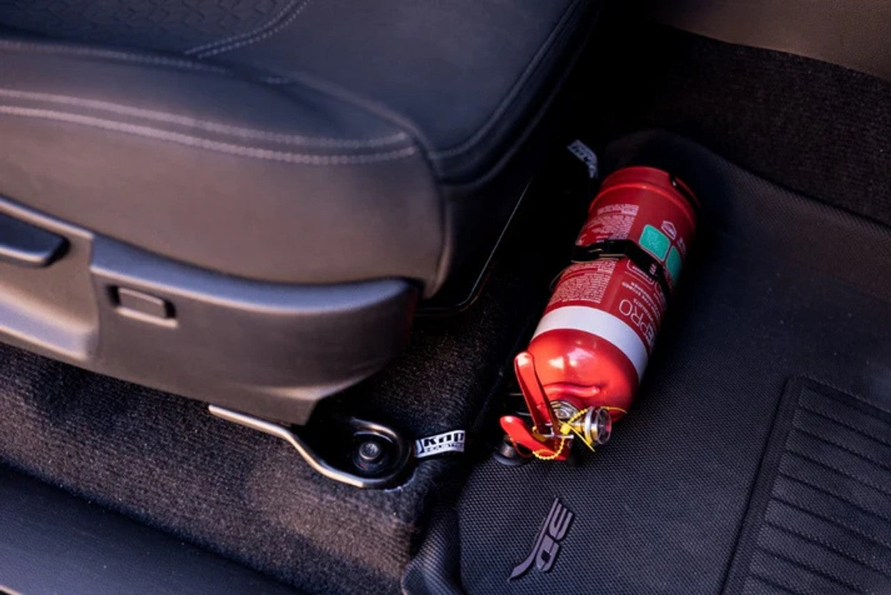Kap Industries Fire Extinguisher Bracket suitable for Isuzu D-Max MU-X & Mazda BT-50 2021 Onwards