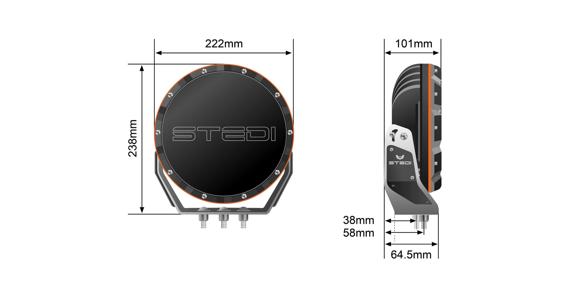 8.5" Type-X™ Sport (Pair) - View 7