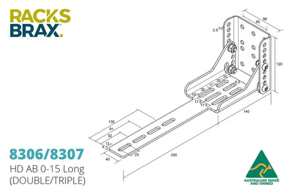 RacksBrax HD ADJUSTABLE BRACKETS